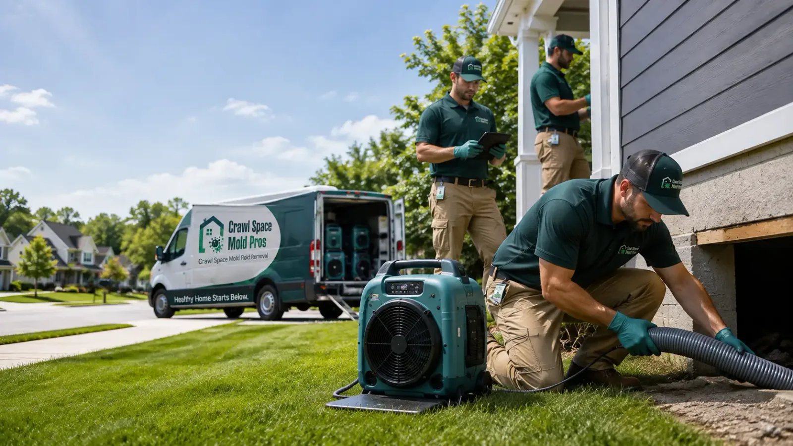 Crawl Space Mold Removal in Roslindale, MA